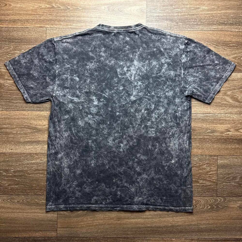 Black & Grey Acid Wash Aerosmith Boston to Budokan Japan Tour Graphic Tee - Picture 4 of 4